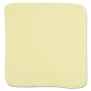 Rubbermaid® Commercial Microfiber Cleaning Cloths, 12 X 12, Yellow, 24-bag freeshipping - TVN Wholesale